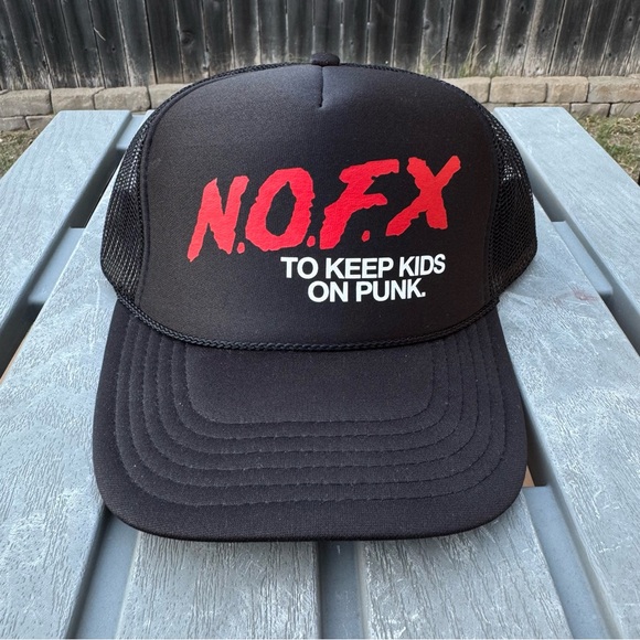 NOFX snapback trucker hat - one size - punk rock - Picture 2 of 3